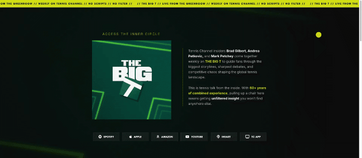 The Big T website
